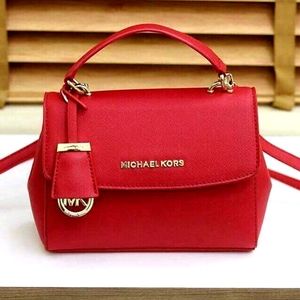 Michael Kors Ava Saffiano Leather Crossbody